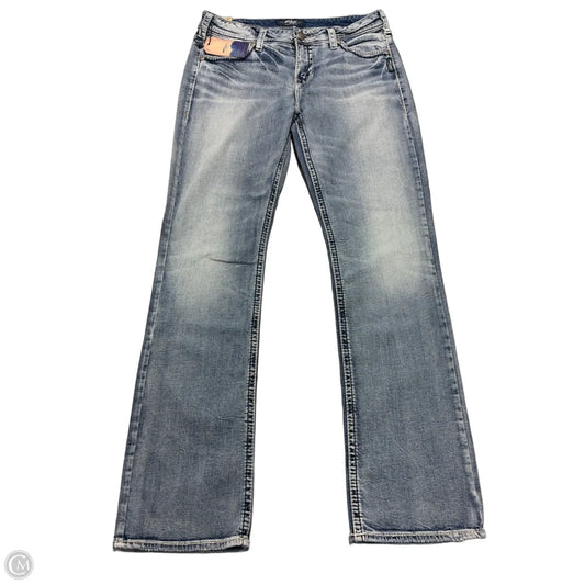 Jeans Straight By Silver In Blue, Size: 16