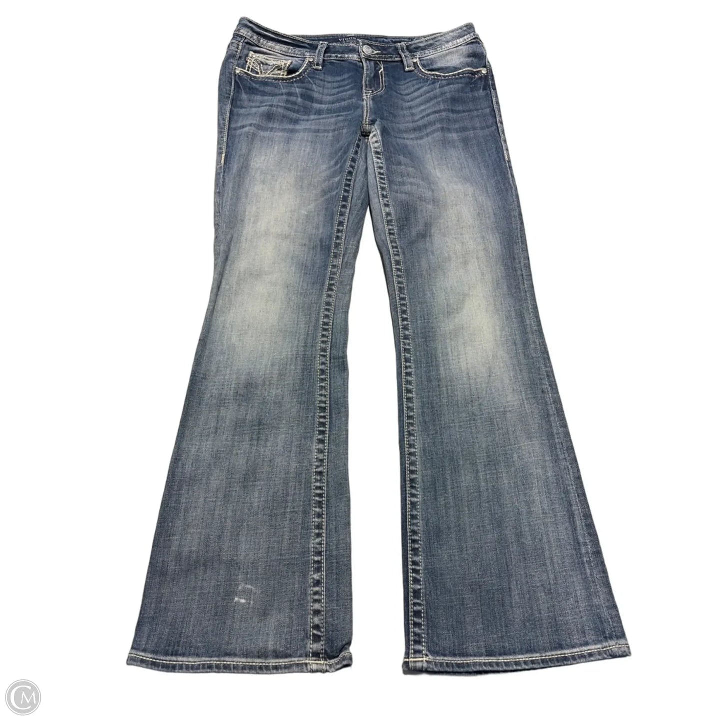 Jeans Flared By Vigoss In Blue, Size: 16