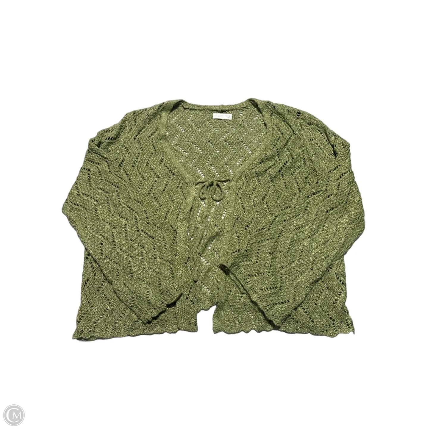 Cardigan By Lc Lauren Conrad In Green, Size: 2x