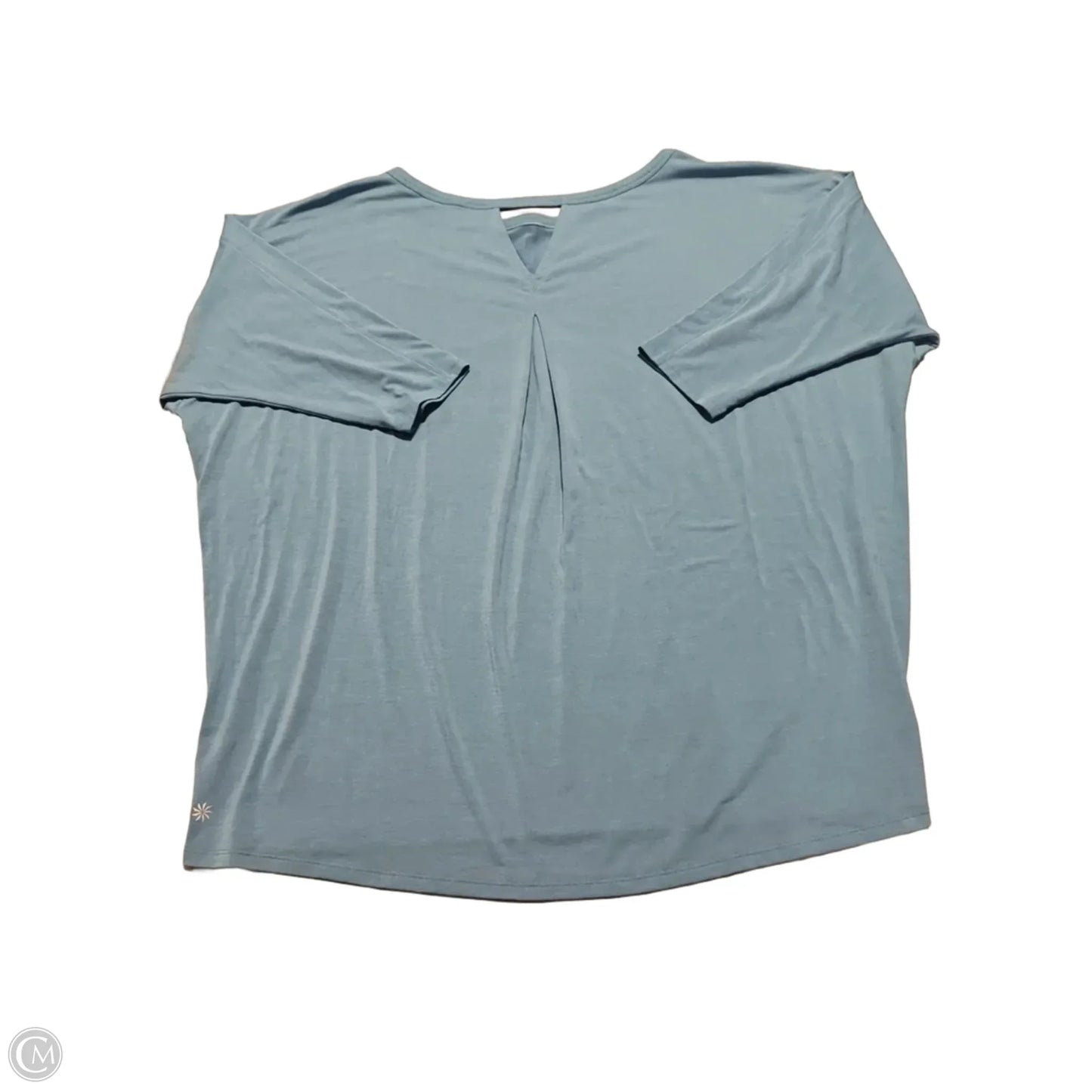 Top Long Sleeve By Athleta In Blue, Size: 1x