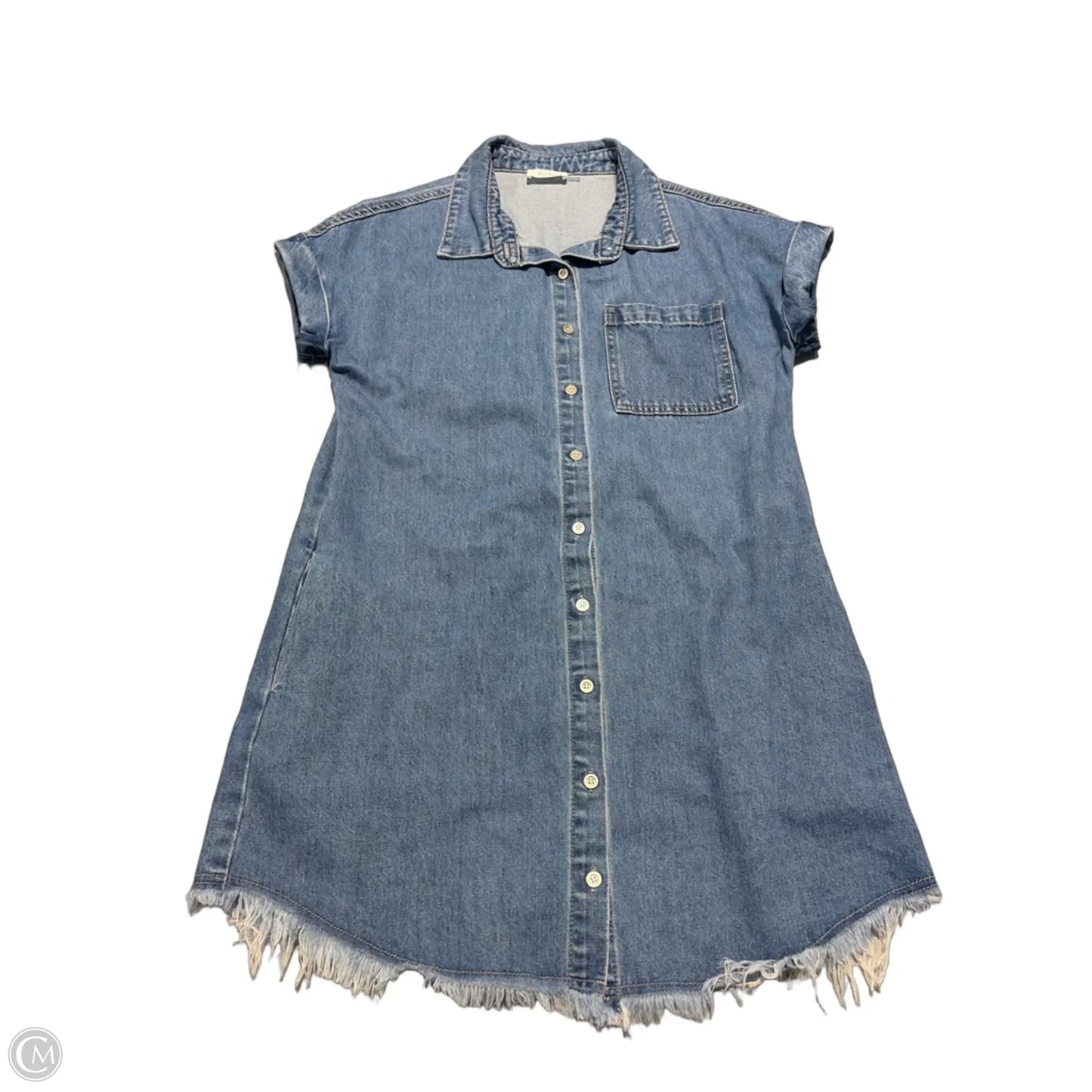 Dress Casual Midi By Bluivy In Blue, Size: S
