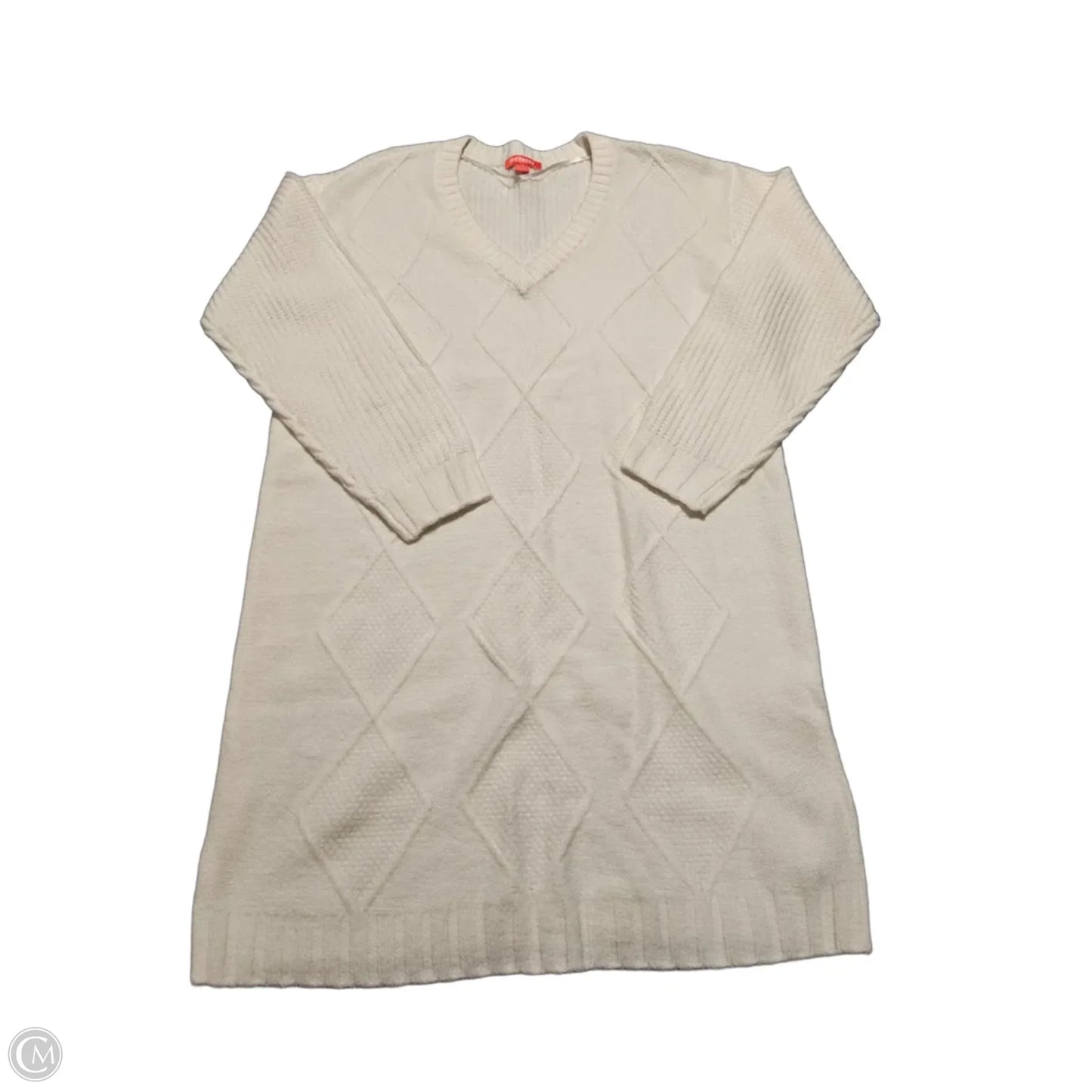 Dress Sweater By Joe Fresh In White, Size: L