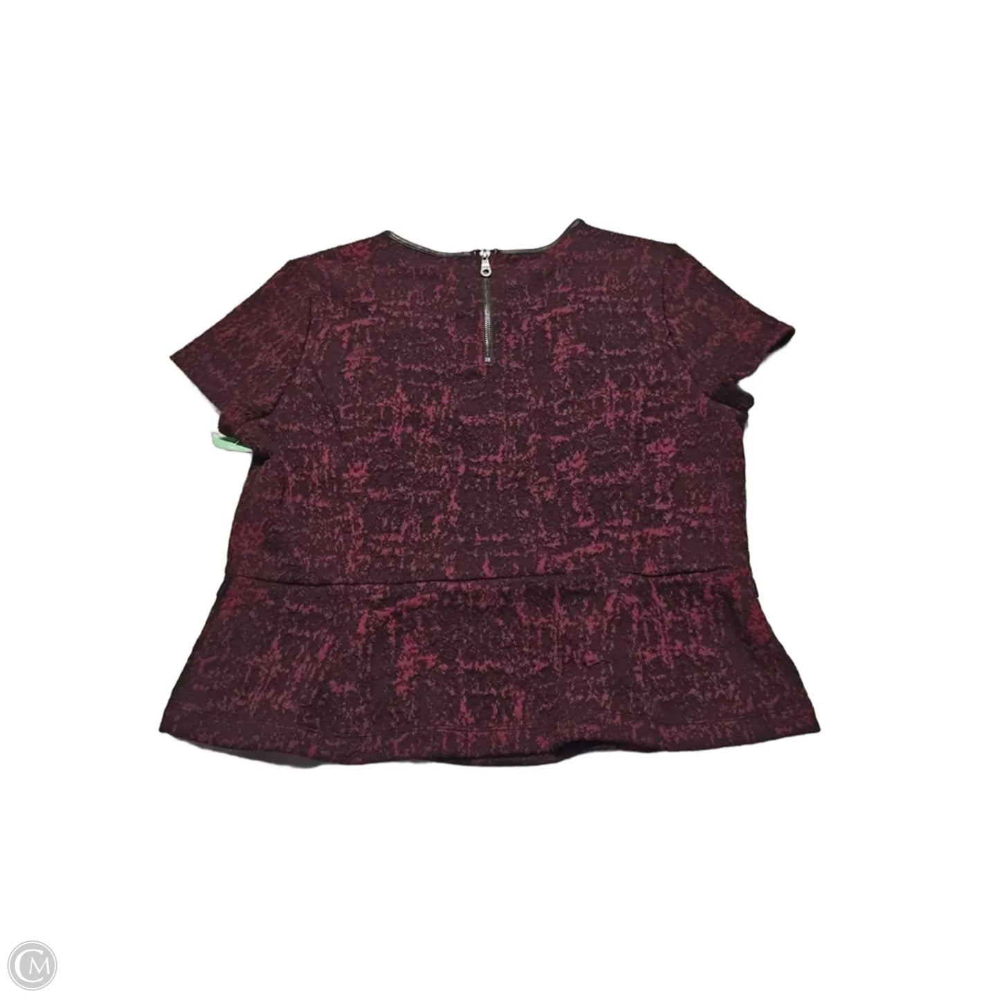 Top Short Sleeve By Liz Claiborne In Red, Size: Xl