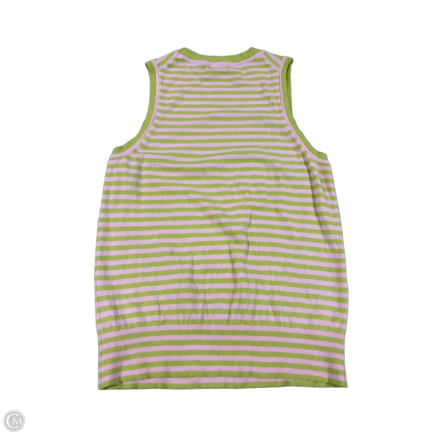 Tank Top By Free Assembly In Green & Pink, Size: S