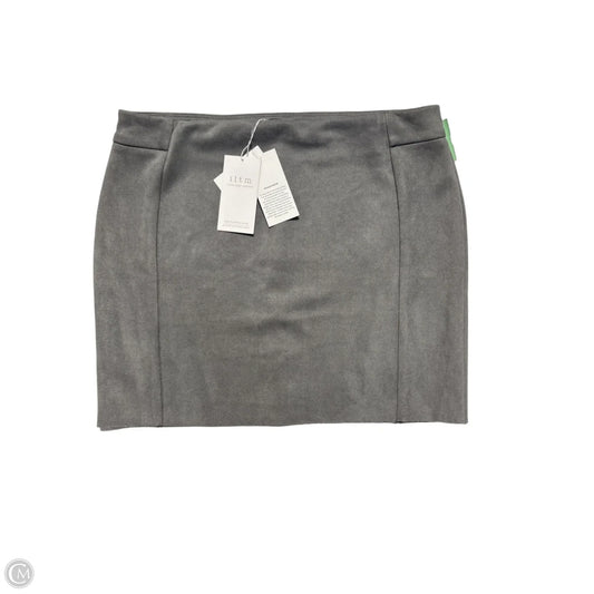 Skirt Mini & Short By Cmc In Grey, Size: Xl