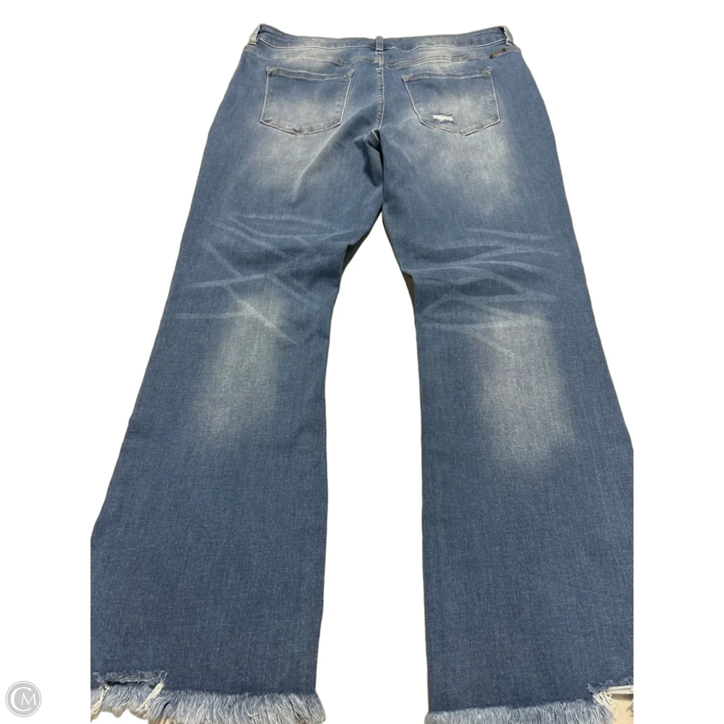 Jeans Flared By Kancan In Blue, Size: 18