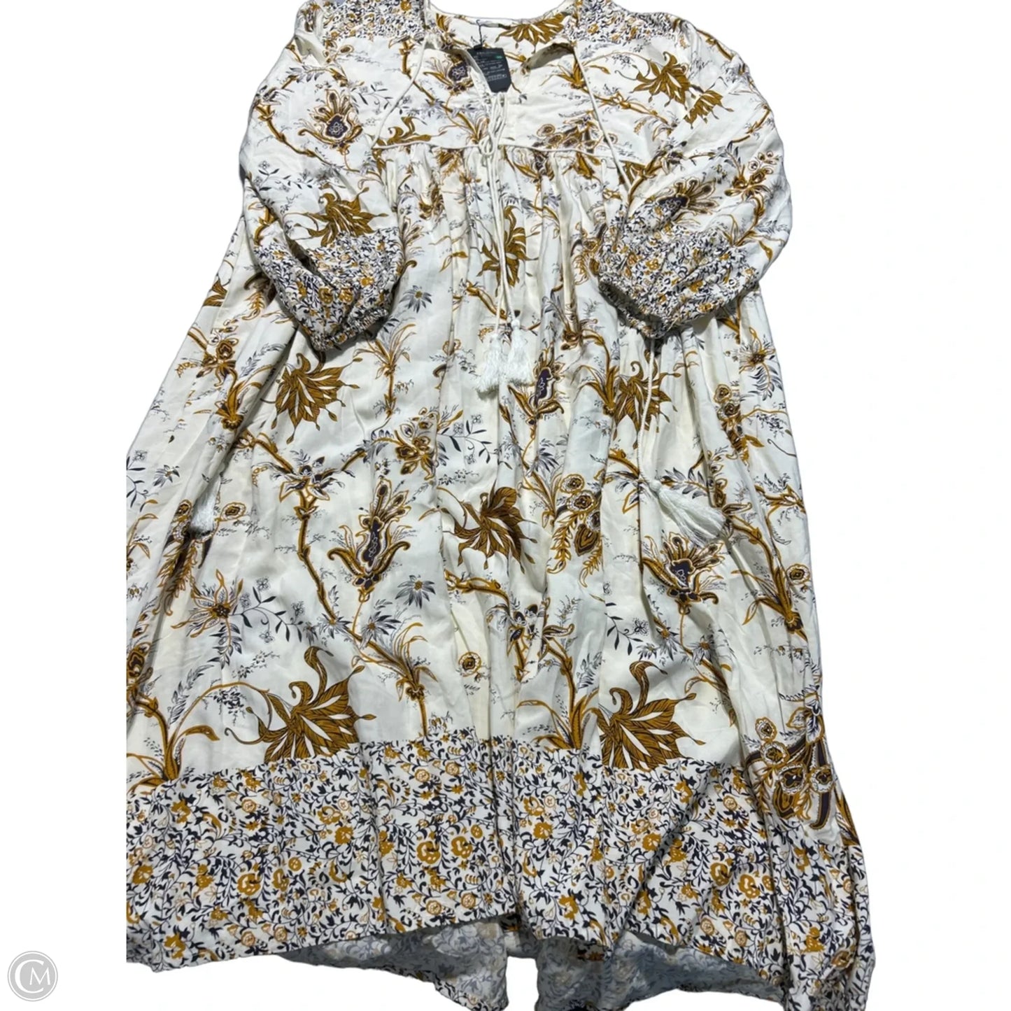 Dress Casual Maxi By Cmc In Floral Print, Size: 16