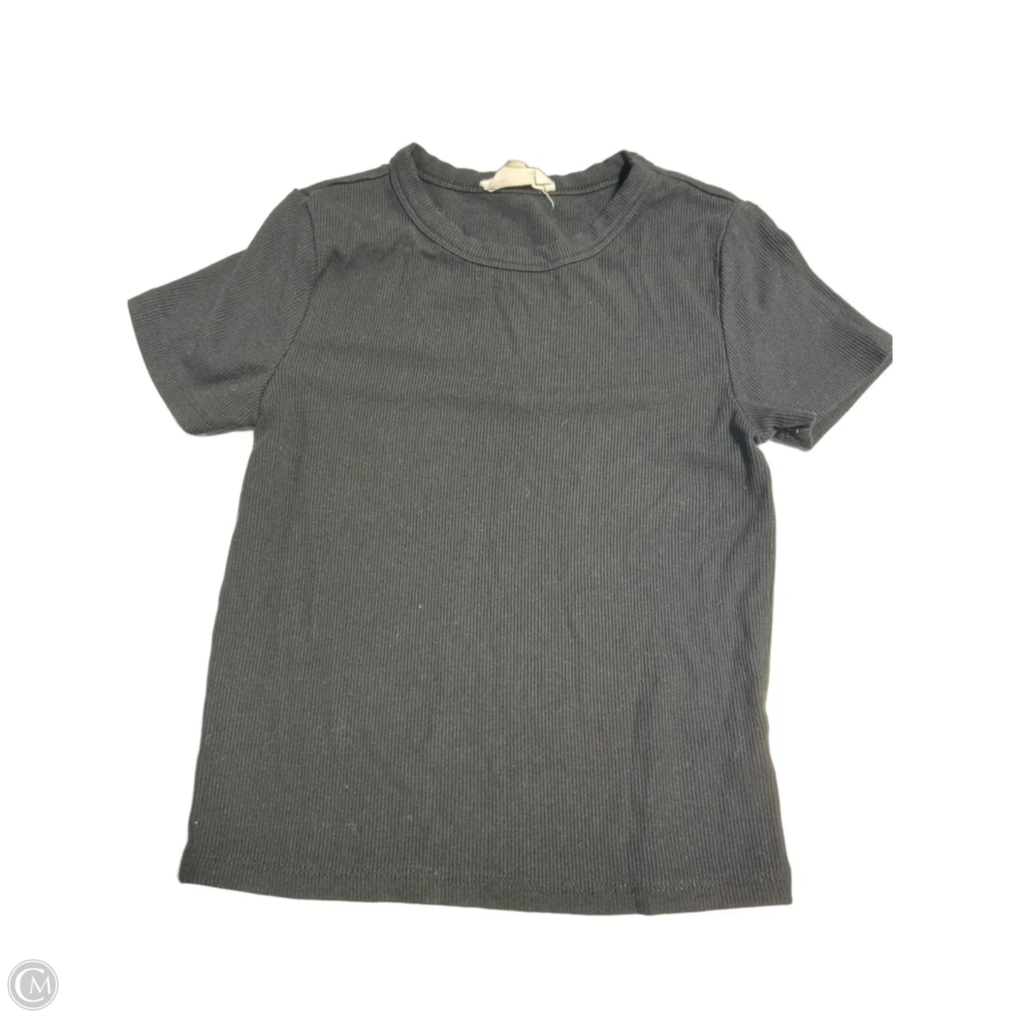 Top Short Sleeve By Cmc In Black, Size: S