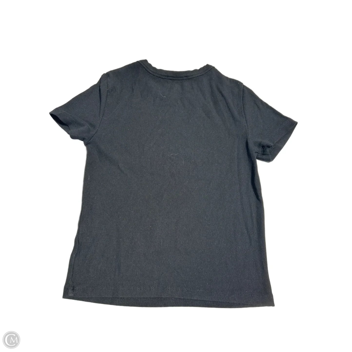 Top Short Sleeve By Cmc In Black, Size: S