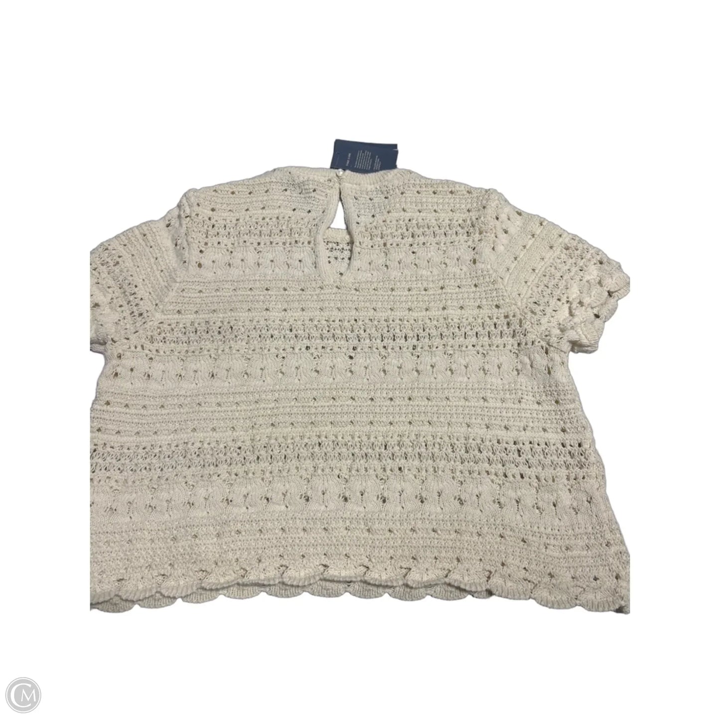 Top Short Sleeve By Universal Thread In Beige, Size: Xl