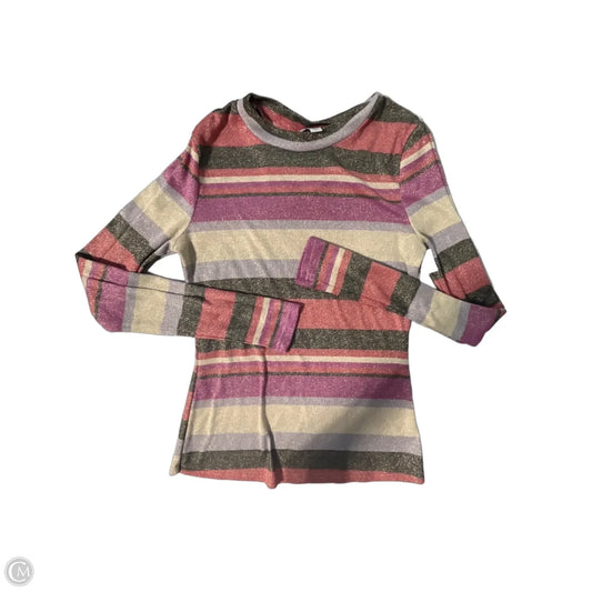 Top Long Sleeve By Allison Joy In Striped Pattern, Size: Xs