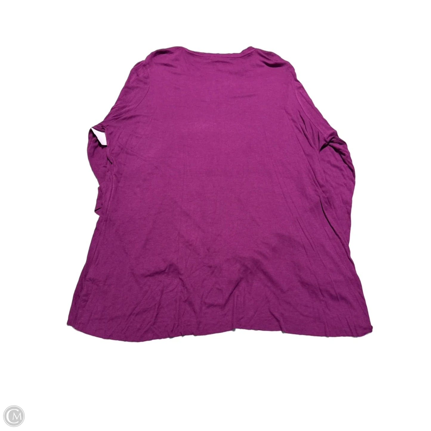 Top Long Sleeve By Cupio In Purple, Size: 3x