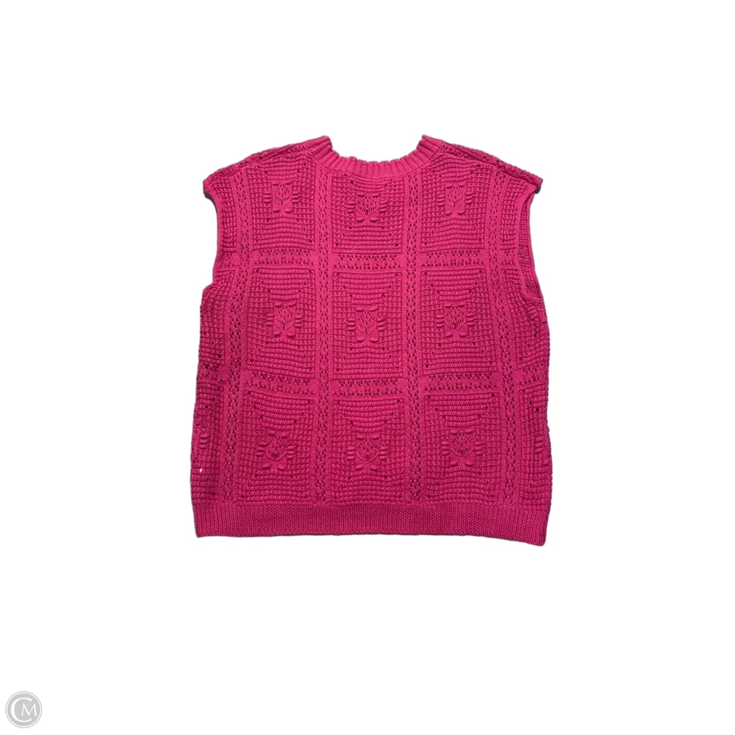 Sweater Short Sleeve By Staccato In Pink, Size: S