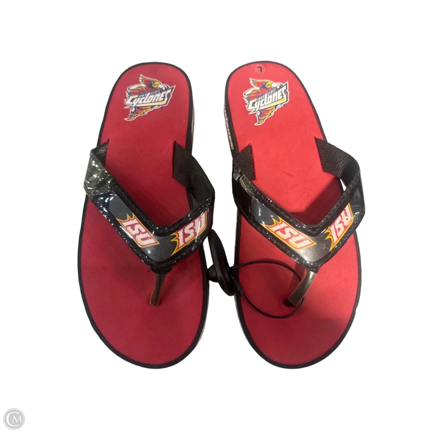 Sandals Flip Flops By Cmc In Red, Size: 10