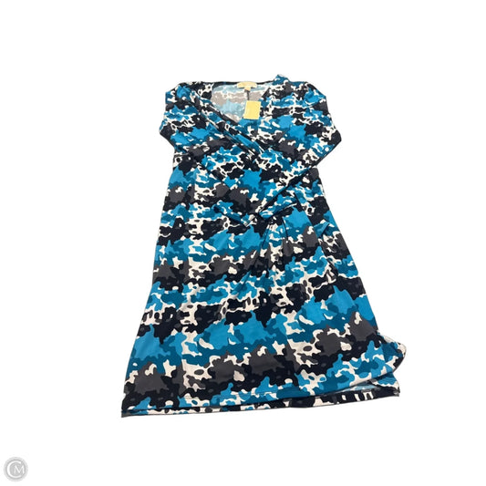 Dress Designer By Michael Kors In Black & Blue, Size: M