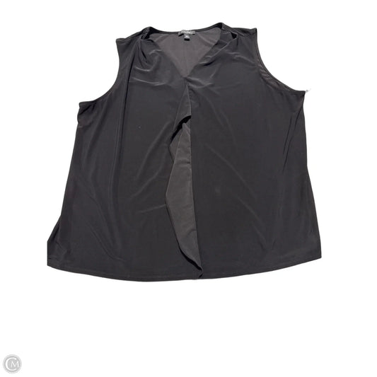 Top Sleeveless By Roz And Ali In Black, Size: 3x