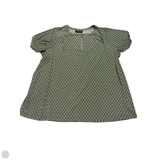 Top Short Sleeve By Lane Bryant In Green, Size: 3x