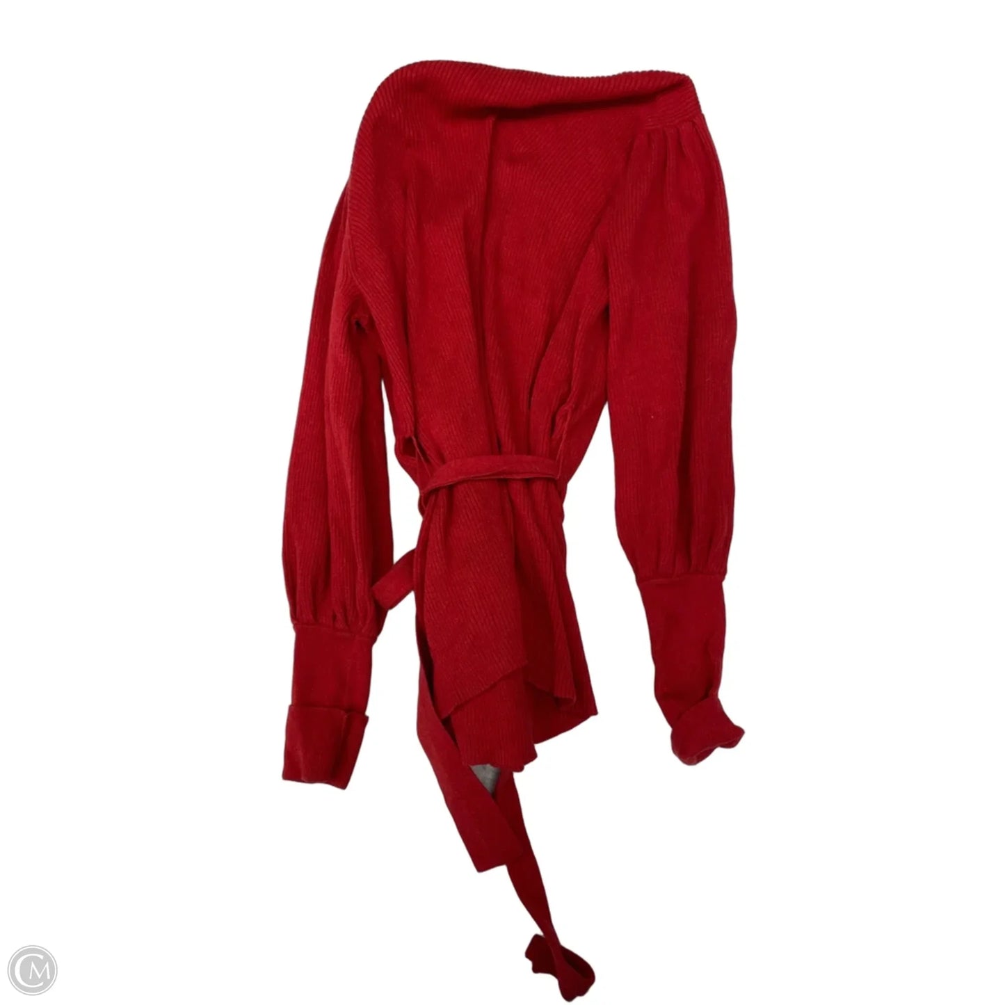 Sweater Cardigan By Cabi In Red, Size: S