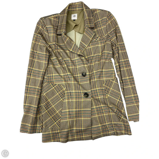 Blazer By Cabi In Plaid Pattern, Size: S