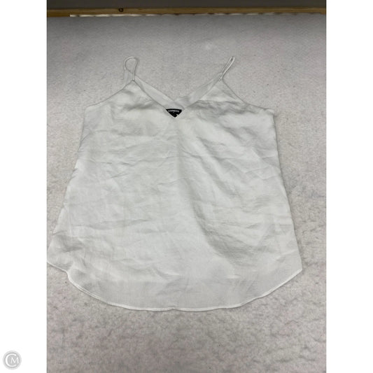 Top Sleeveless By Express In White, Size: M