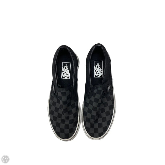 Shoes Sneakers By Vans In Black, Size: 6.5
