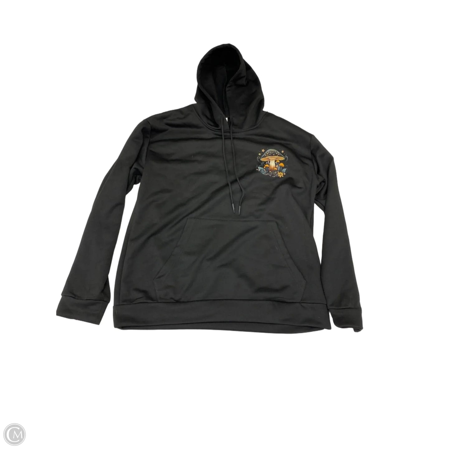 Sweatshirt Hoodie By Cme In Black, Size: M