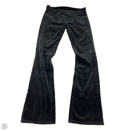 Pants Corduroy By 7 For All Mankind In Black, Size: 8
