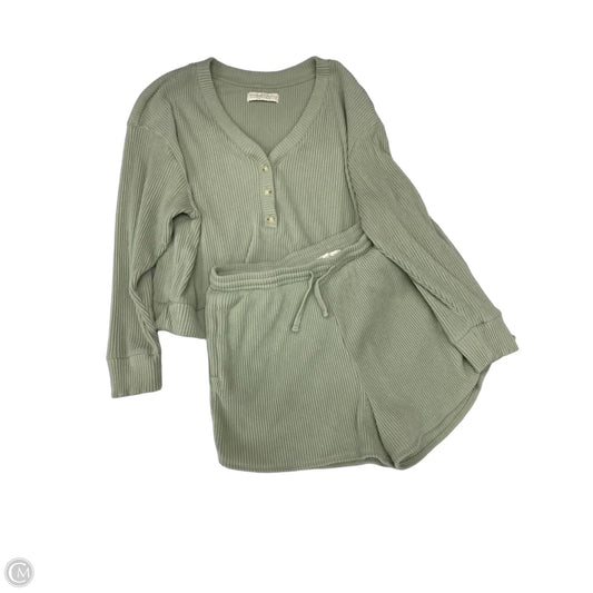 Lounge Set Shorts By Abercrombie And Fitch In Green, Size: L
