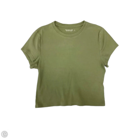 Top Short Sleeve Basic By Abercrombie And Fitch In Green, Size: L