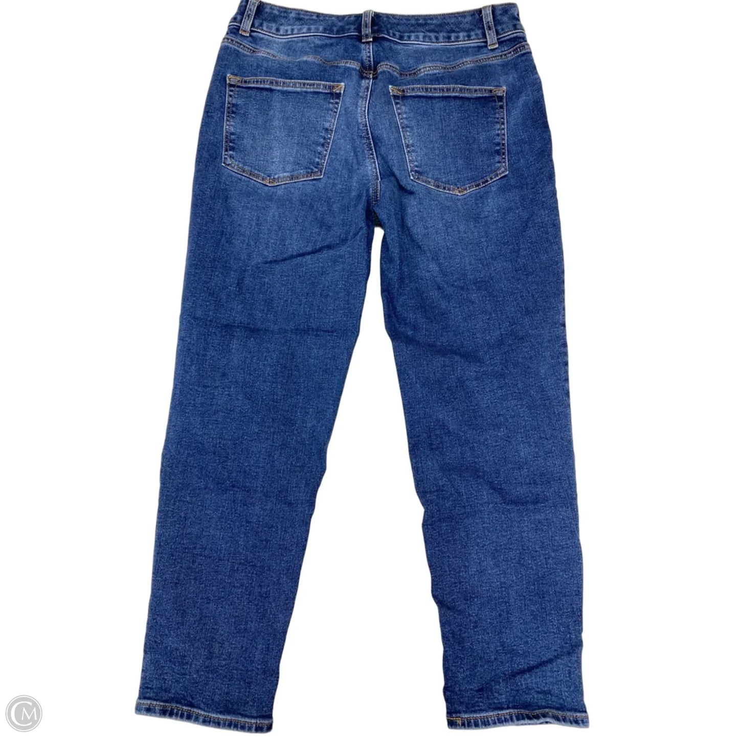 Jeans Straight By Talbots In Blue Denim, Size: 6p