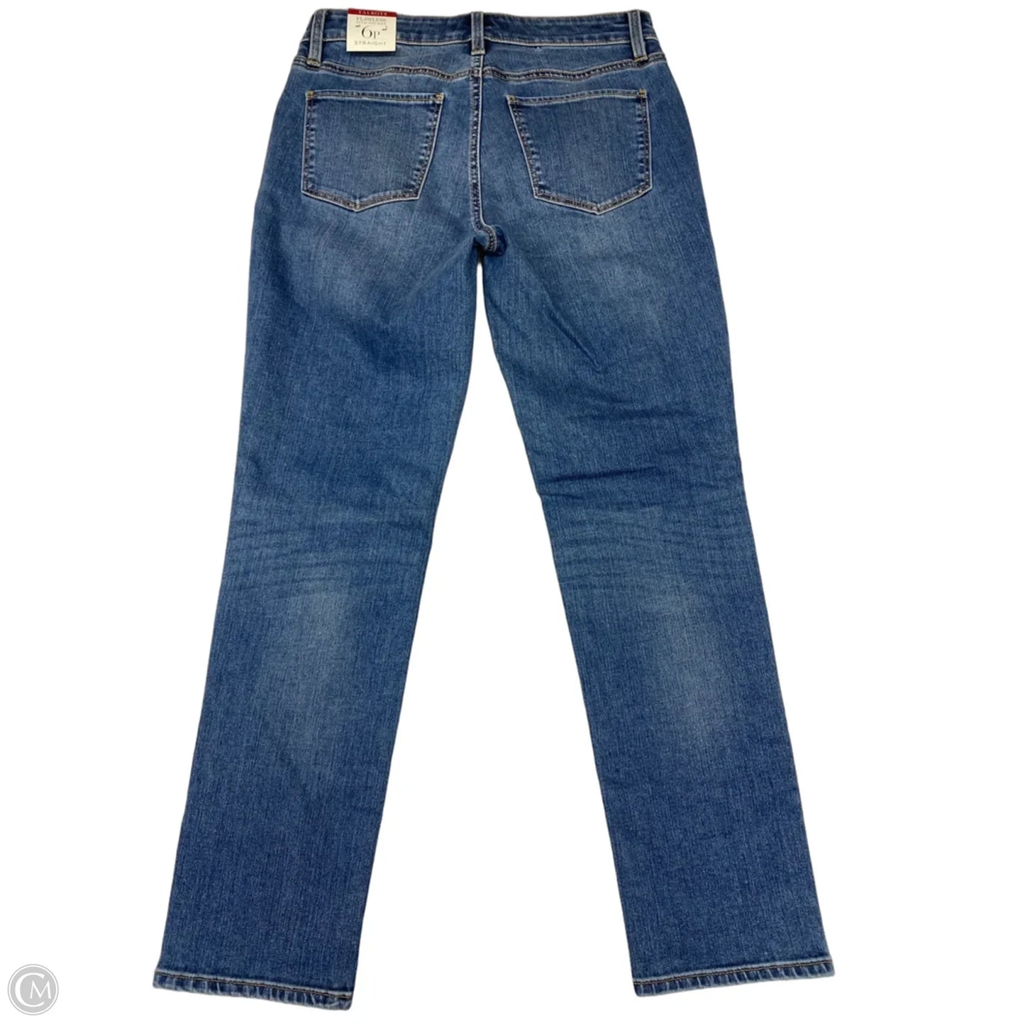 Jeans Straight By Talbots In Blue Denim, Size: 6p