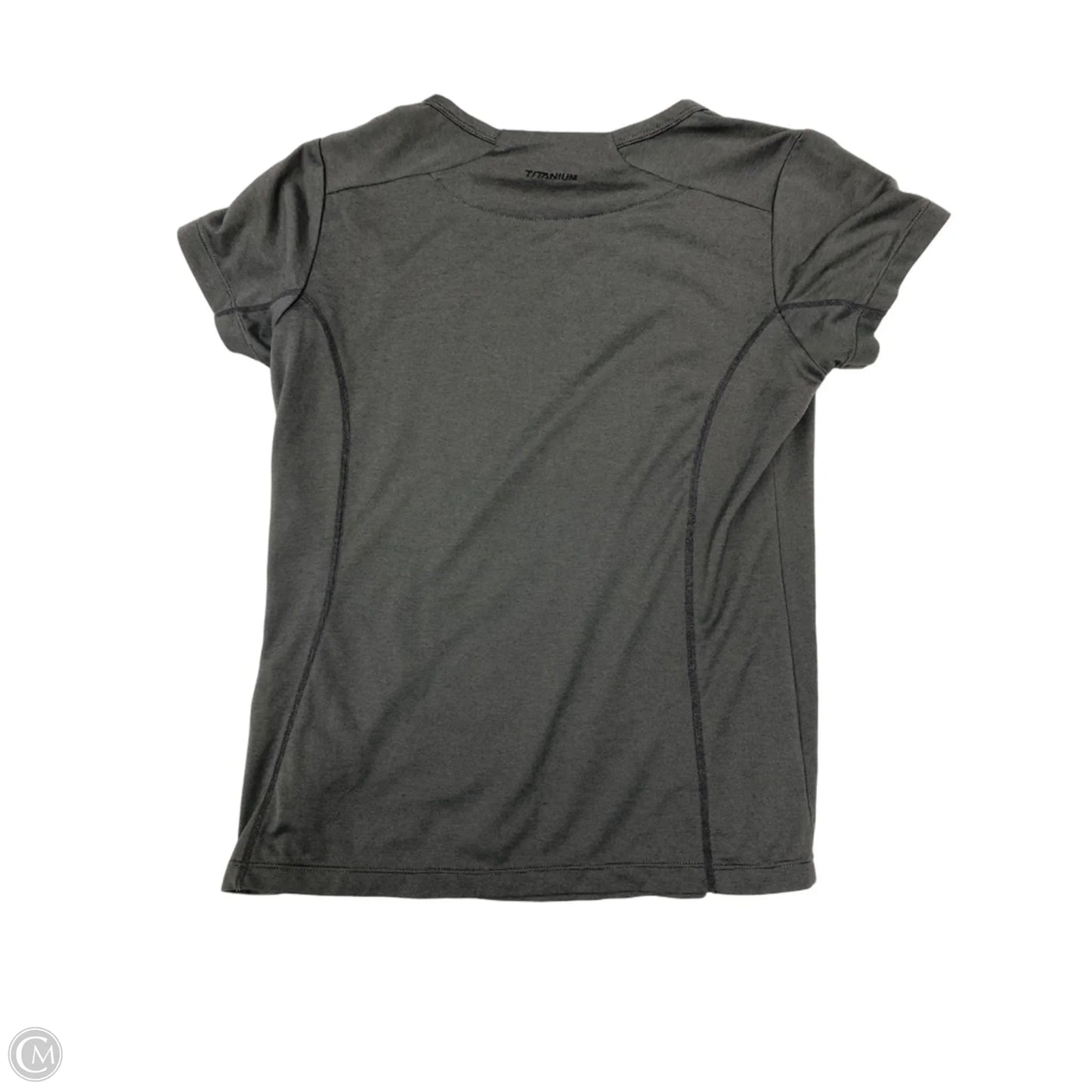 Athletic Top Short Sleeve By Columbia In Grey, Size: S