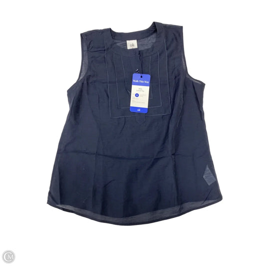 Top Sleeveless By Cabi In Navy, Size: S