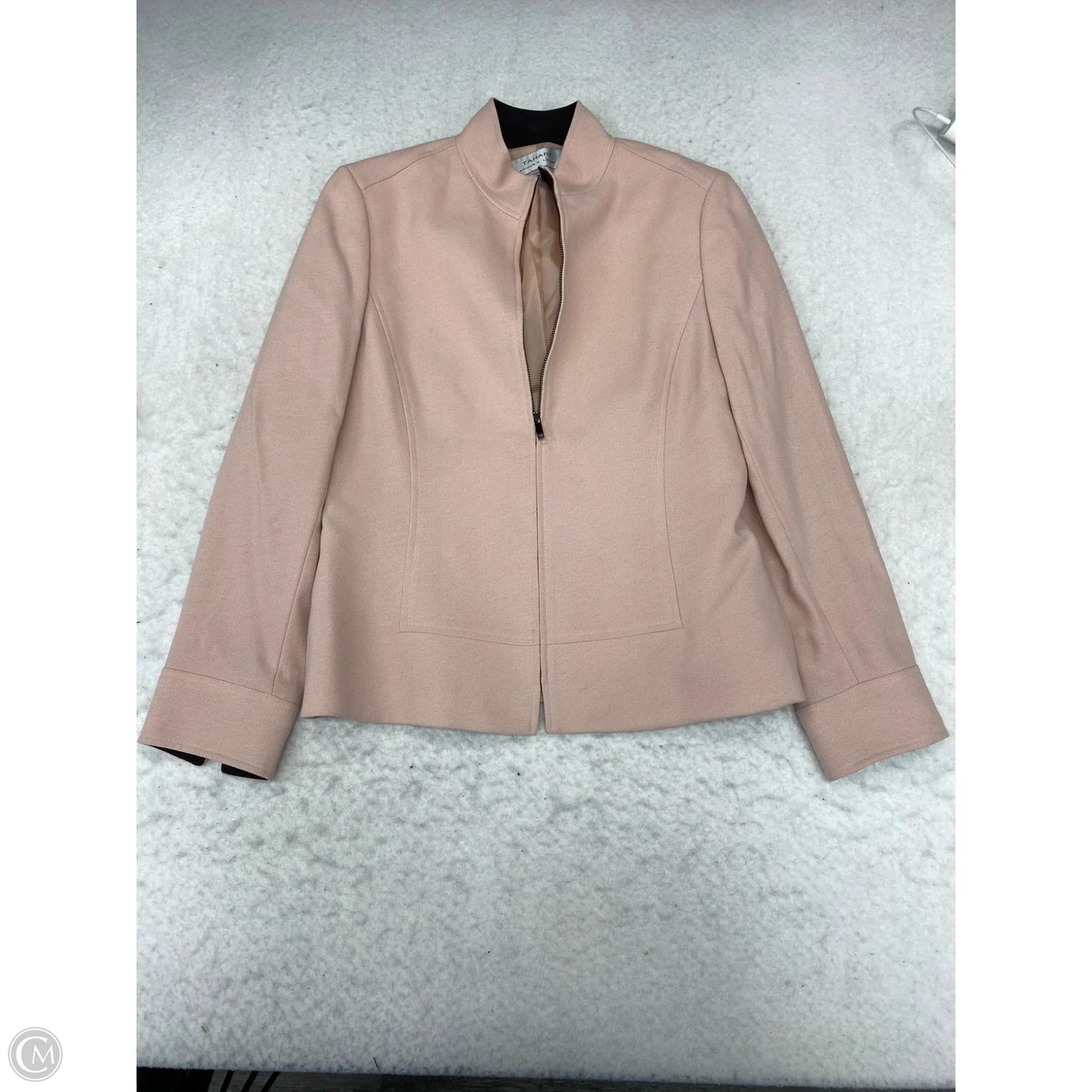 Blazer By Tahari By Arthur Levine In Pink, Size: S