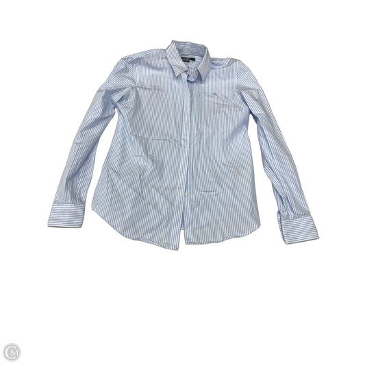 Top Long Sleeve By Lauren By Ralph Lauren In Striped Pattern, Size: M