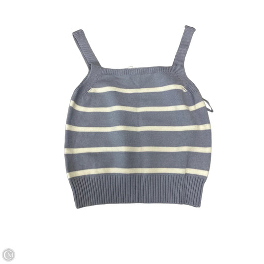 Top Sleeveless By Wishlist In Striped Pattern, Size: S