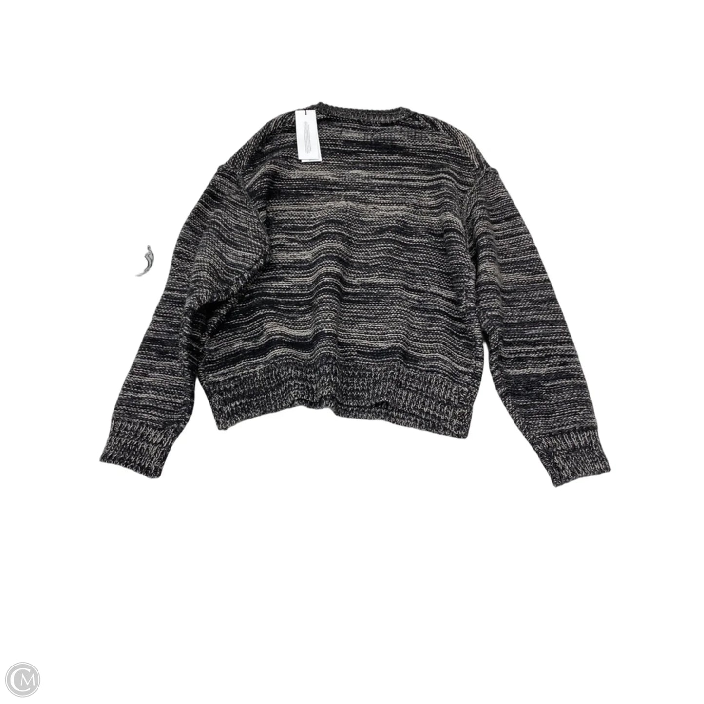 Sweater Designer By Ugg In Black & Grey, Size: L