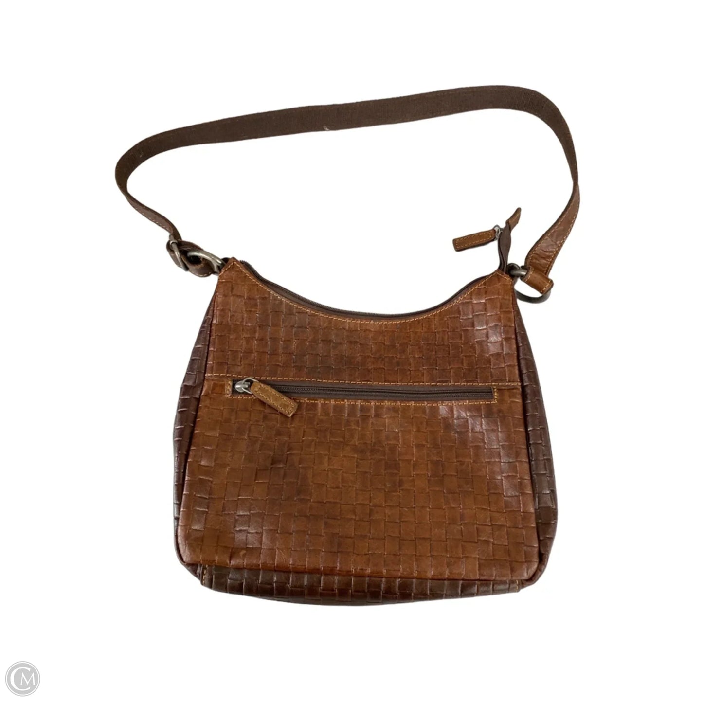 Handbag Leather By Cma, Size: Medium