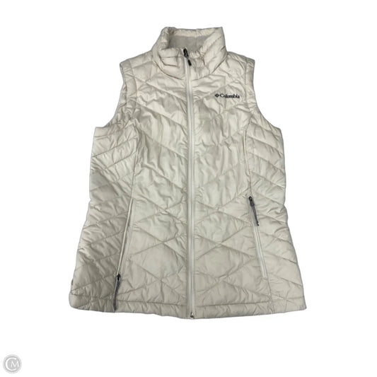 Vest Puffer & Quilted By Columbia In Cream, Size: S