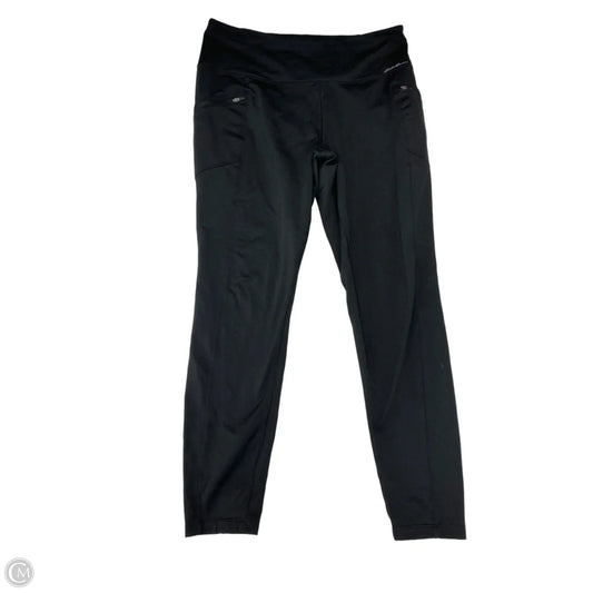 Athletic Leggings By Eddie Bauer In Black, Size: L