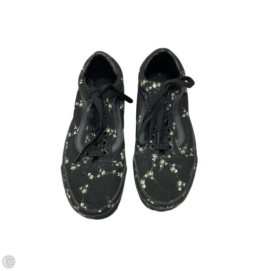 Shoes Sneakers By Vans In Floral Print, Size: 8