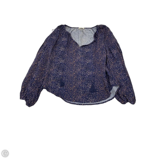 Blouse Long Sleeve By Lovestitch In Multi-colored, Size: M