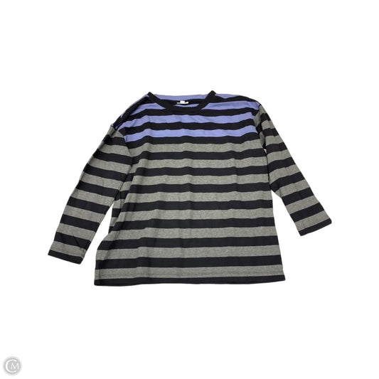 Top Long Sleeve By J. Jill In Striped Pattern, Size: L