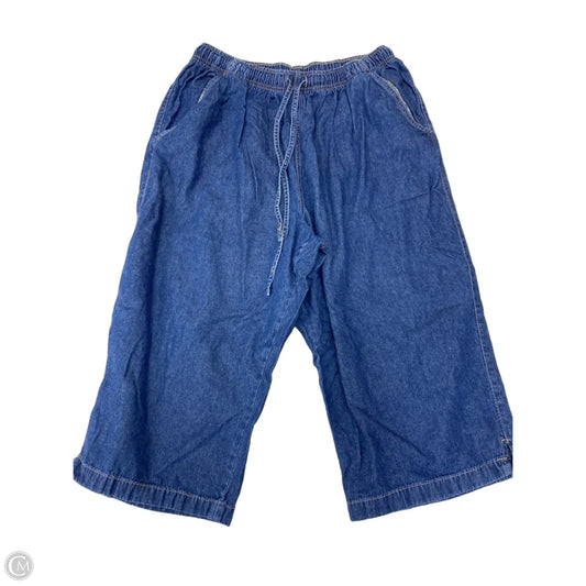 Capris By Erika And Co In Blue, Size: 18