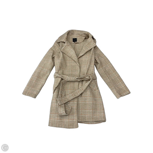 Coat Trench Coat By Love Tree In Multi-colored, Size: M