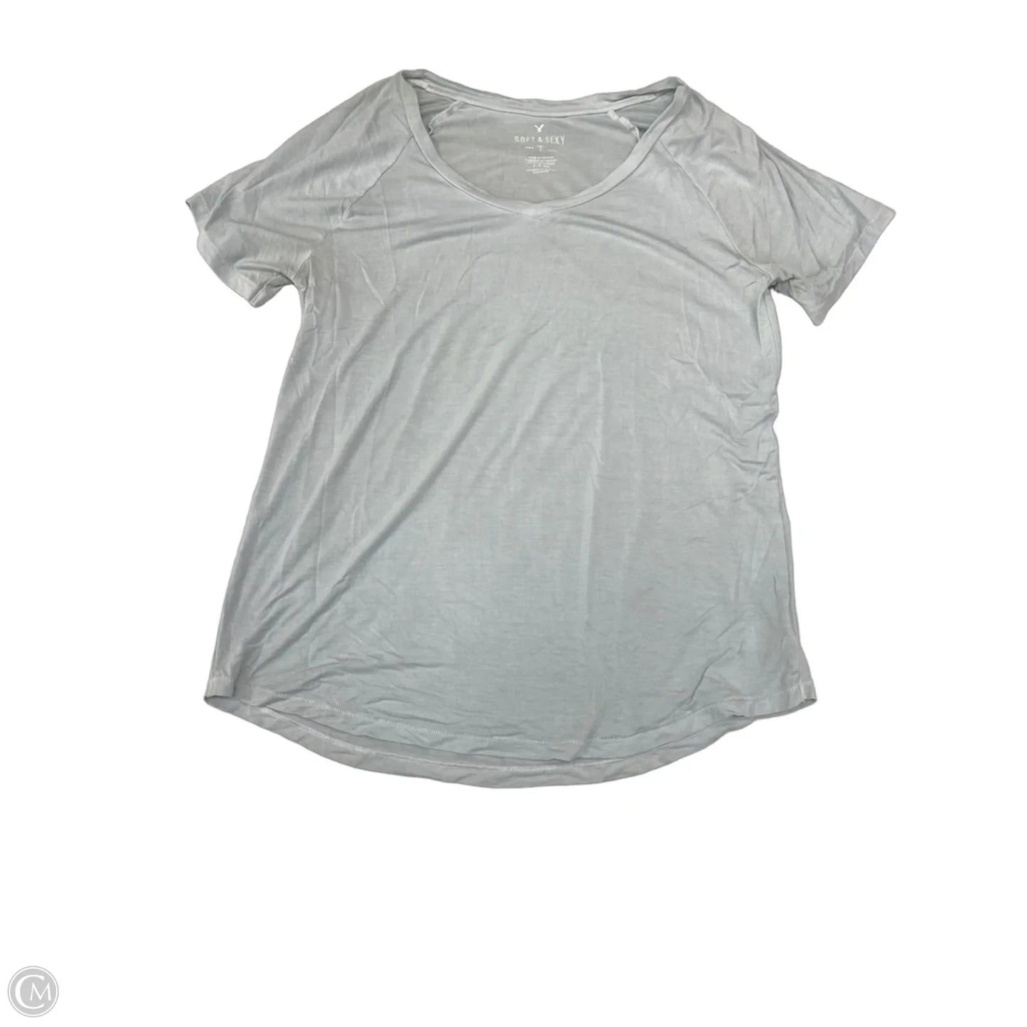Top Short Sleeve Basic By American Eagle In Blue, Size: S