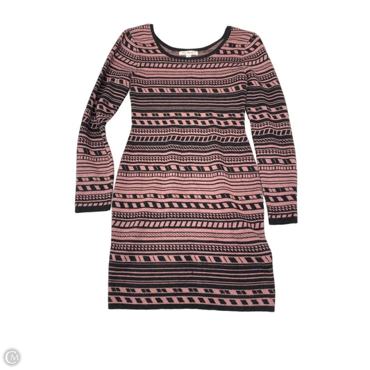 Dress Casual Midi By Say What In Black & Pink, Size: L
