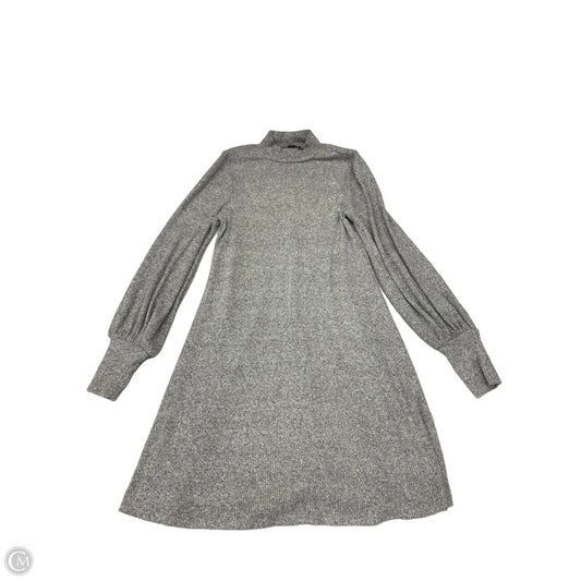 Dress Casual Midi By Express In Grey, Size: S