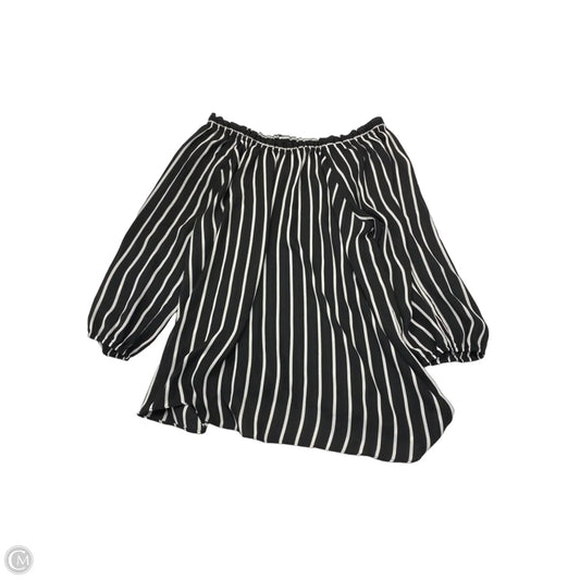 Blouse Long Sleeve By Violet And Claire In Striped Pattern, Size: 1x