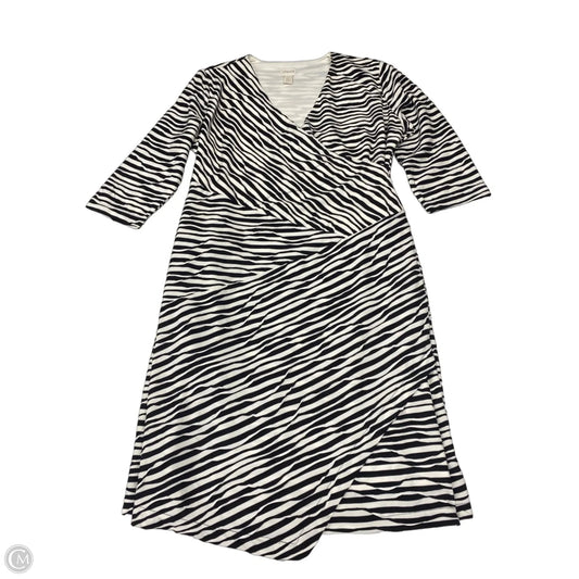 Dress Work By Chicos In Black & White, Size: L